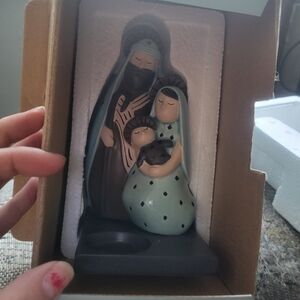 PartyLite Modern Holy Family Tealight Holder NEW